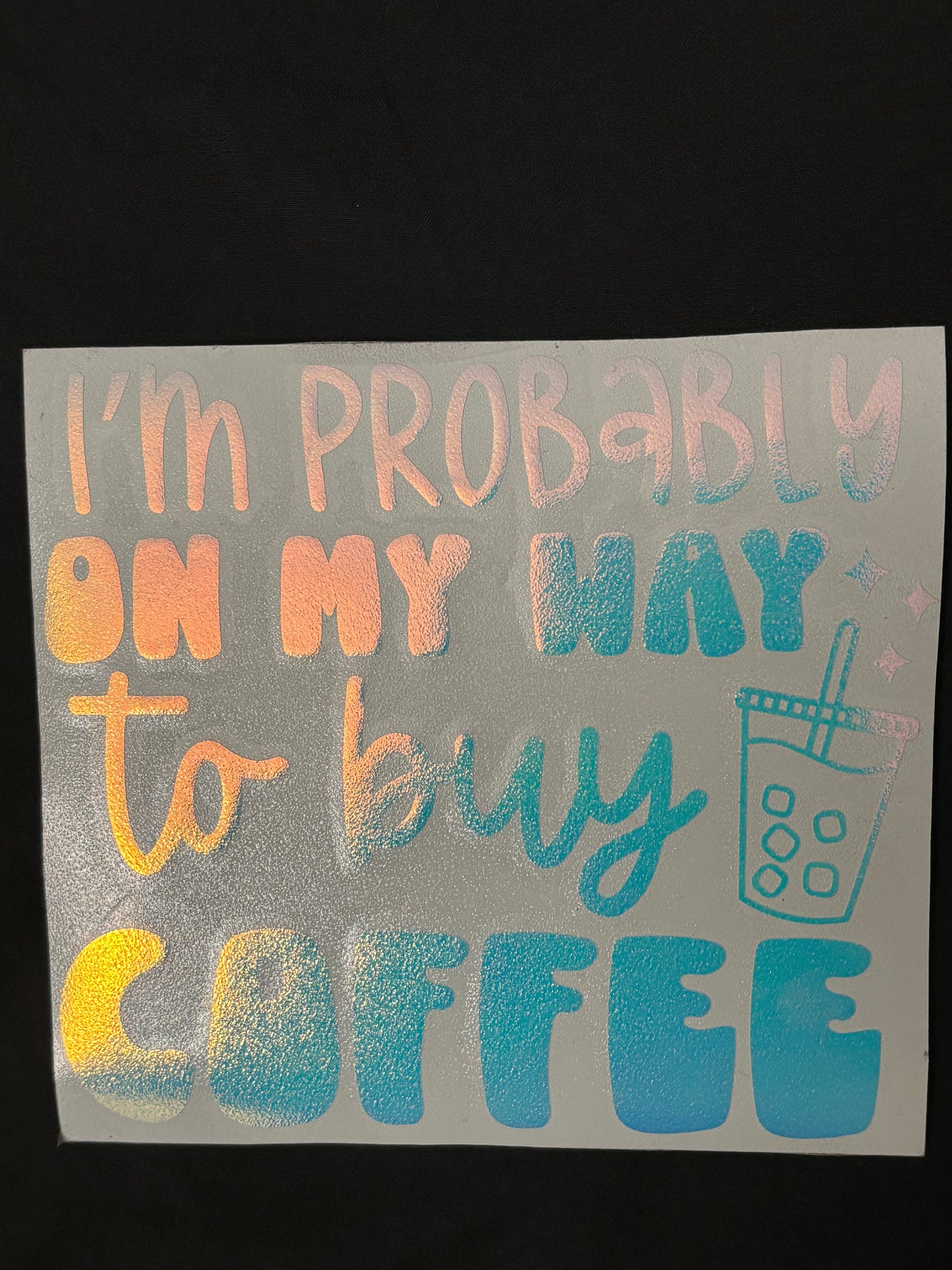 Car Decal (Coffee)